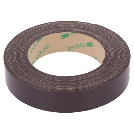 Bandă magnetică maro 19mm x 5m | Electronic-mag.ro | Componente Electronice