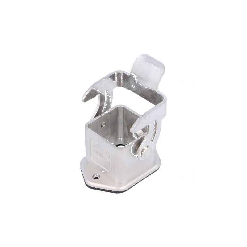 Carcasă pentru conectori HDC Han-INOX dimensiune 3A drept | Electronic-mag.ro | Componente Electronice