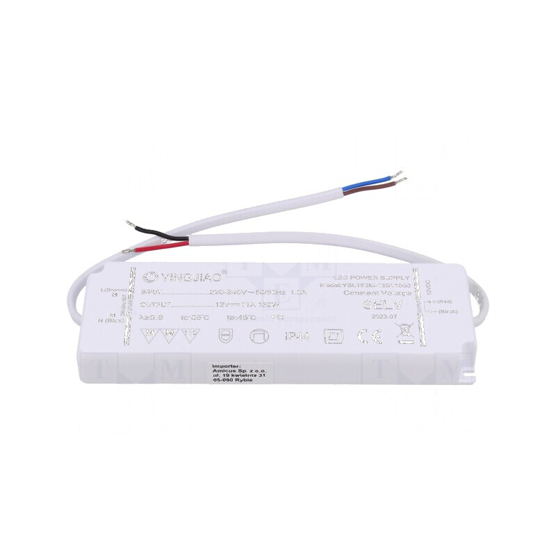 Alimentator LED pulsatoriu 132W 12VDC 11A IP44 | Electronic-mag.ro | Componente Electronice