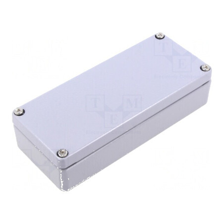 Carcasă universală din aluminiu gri 64x150x34 mm | Electronic-mag.ro | Componente Electronice