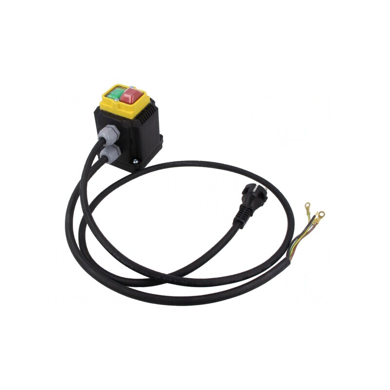 Întrerupător de protecţie la pierderea tensiunii IP55 9A | Electronic-mag.ro | Componente Electronice