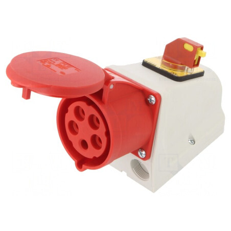 Conector trifazat 32A 400VAC IP44 | Electronic-mag.ro | Componente Electronice