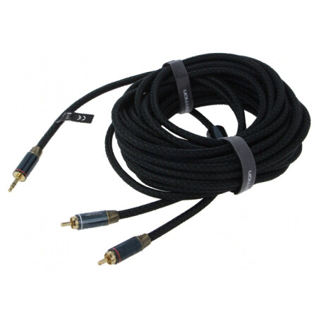 Cablu audio 3,5mm - RCA 10m | Electronic-mag.ro | Componente Electronice