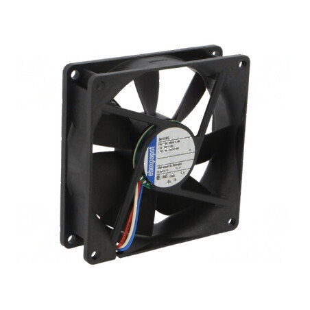 Ventilator axial 24VDC 92x92x25mm 84m3/h 36dBA | Electronic-mag.ro | Componente Electronice
