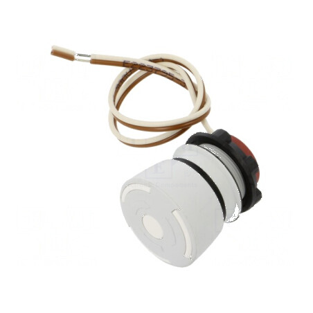 Comutator de siguranţă 22mm cu 2 contacte NC, gri, deschis fără | Electronic-mag.ro | Componente Electronice