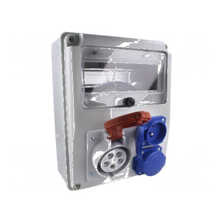 Tablou electric IP44 pentru perete - ABS - PG16 | Electronic-mag.ro | Componente Electronice