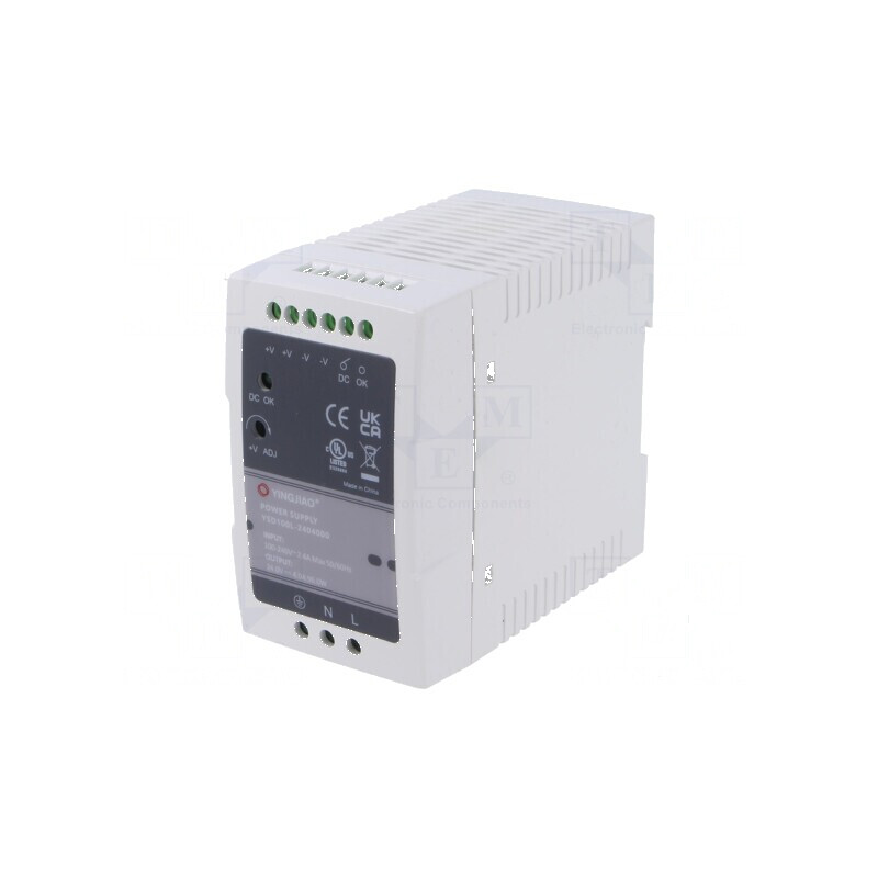 Alimentator pulsatoriu pentru şină DIN 96W 24VDC 4A - OUT: 1 | Electronic-mag.ro | Componente Electronice Alimentator pulsatoriu pentru şină DIN 96W 24VDC 4A - OUT: 1 | Electronic-mag.ro | Componente Electronice