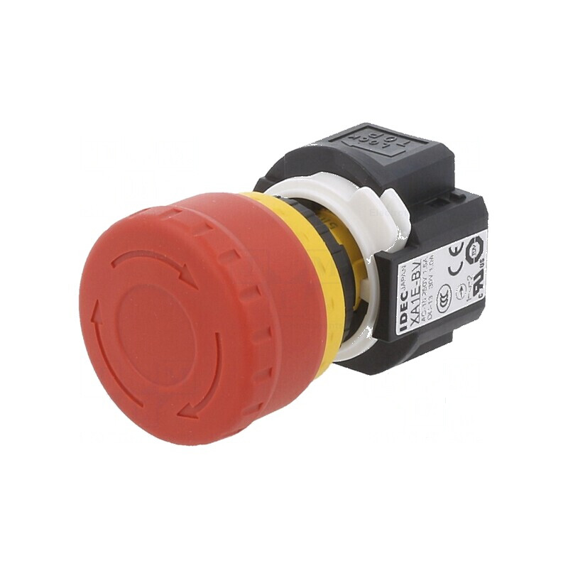 Comutator de siguranţă 16mm cu 2 contacte NC x2 roşie IP65 | Electronic-mag.ro | Componente Electronice Comutator de siguranţă 16mm cu 2 contacte NC x2 roşie IP65 | Electronic-mag.ro | Componente Electronice