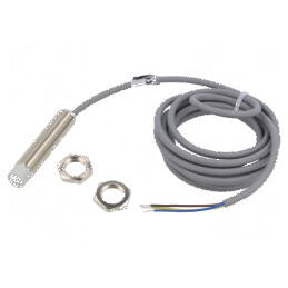 Senzor inductiv de proximitate M12 - 0÷4mm, 20÷250VAC, 2 cabluri NO | Electronic-mag.ro | Componente Electronice