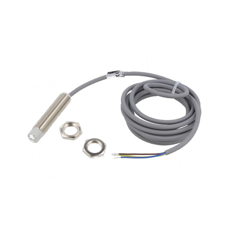 Senzor inductiv de proximitate M12 - 0÷4mm, 20÷250VAC, 2 cabluri NO | Electronic-mag.ro | Componente Electronice