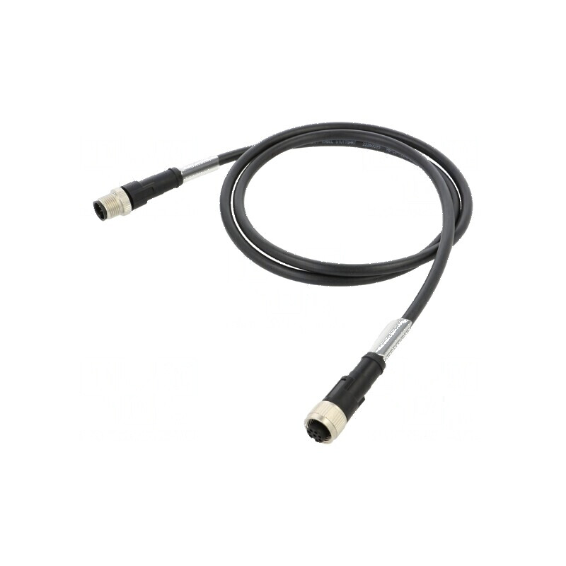 Cablu de conectare M12 PIN: 8 1m | Electronic-mag.ro | Componente Electronice