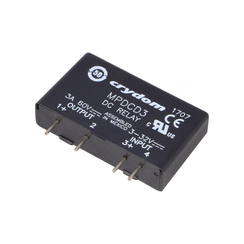 Releu semiconductor Ucom 3-32VDC 3A 3-60VDC THT SIP MP | Electronic-mag.ro | Componente Electronice