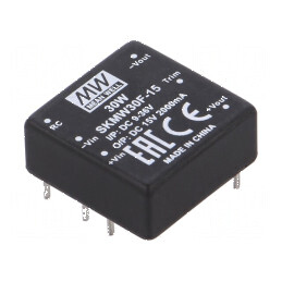 Convertor DC/DC 30W 15V 2000mA | Electronic-mag.ro | Componente Electronice