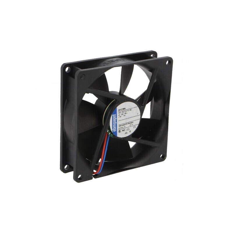 Ventilator axial DC 12VDC 92x92x25mm 94m3/h 36dBA | Electronic-mag.ro | Componente Electronice