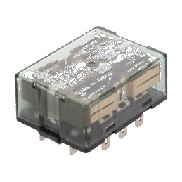Releu electromagnetic 4PDT cu bobină de 24VDC - 10A | Electronic-mag.ro | Componente Electronice