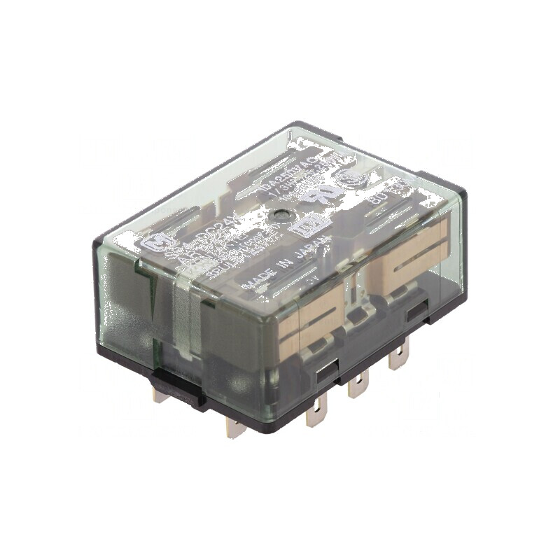 Releu electromagnetic 4PDT cu bobină de 24VDC - 10A | Electronic-mag.ro | Componente Electronice