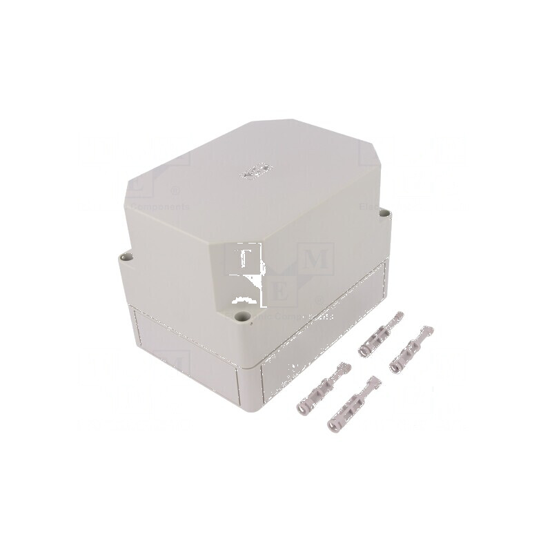 Carcasă universală gri 130x180x137 mm | Electronic-mag.ro | Componente Electronice