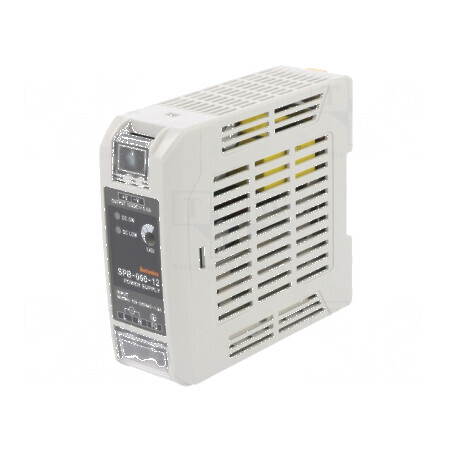 Alimentator pulsatoriu pentru şină DIN 60W 12VDC 5A IP20 | Electronic-mag.ro | Componente Electronice