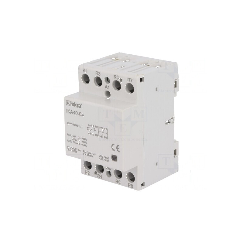 Contactor: 4-polar pentru instalații 40A 230VAC cu 4 contacte normal închise | Electronic-mag.ro | Componente Electronice