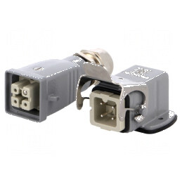Conector HDC tată mamă set complet PIN 4 | Electronic-mag.ro | Componente Electronice
