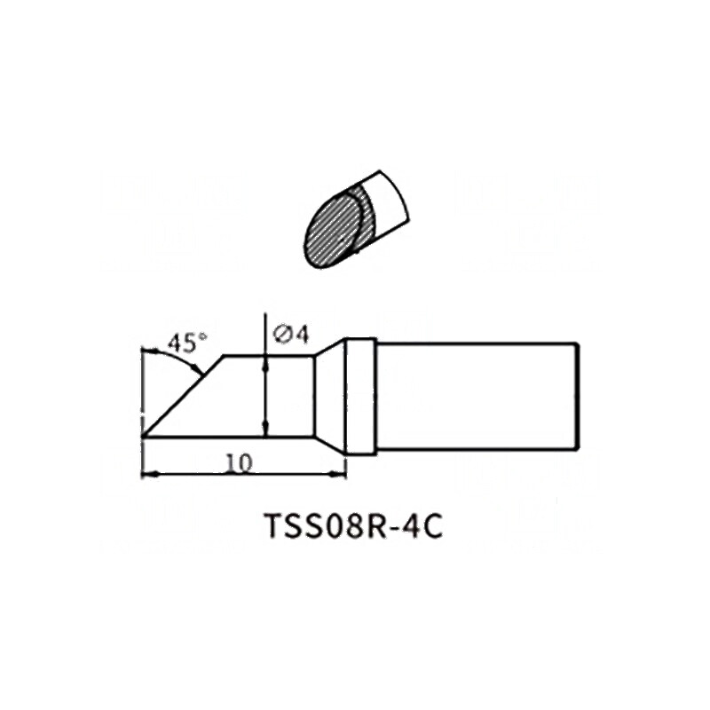 Vârf despicat pentru scule de 4mm | Electronic-mag.ro | Componente Electronice