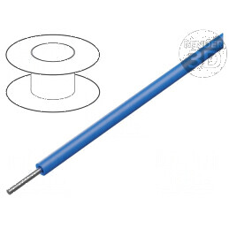 Cablu HookUp Wire 28AWG sârmă Cu ETFE albastru 30,5m 100ft: Cablu HookUp Wire 28AWG sârmă Cu ETFE albastru 30,5m 100ft | Electronic-mag.ro | Componente Electronice