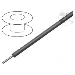 Cablu HookUp Wire 28AWG ETFE gri 30,5m | Electronic-mag.ro | Componente Electronice