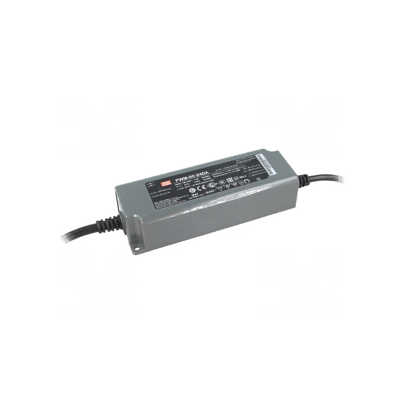 Alimentator pulsatoriu pentru benzi LED 60W 24VDC 2,5A IP67 | Electronic-mag.ro | Componente Electronice