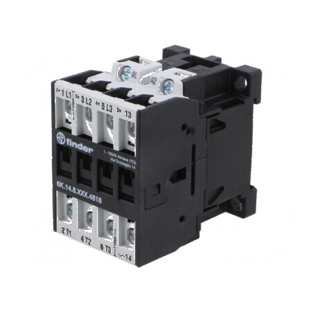 Contactor 4-polar NO x3 24VAC 18A DIN 6K | Electronic-mag.ro | Componente Electronice