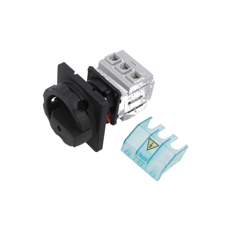 Separator-întrerupător Poli: 3 pe panou 25A IP65 din faţă | Electronic-mag.ro | Componente Electronice