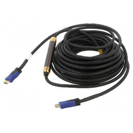 Cablu HDMI 2.0 PVC 15m negru | Electronic-mag.ro | Componente Electronice