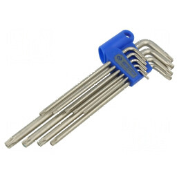 Set chei Torx cu protecţie lungă 9 buc. - Set chei Torx cu protecţie lungă | Electronic-mag.ro | Componente Electronice