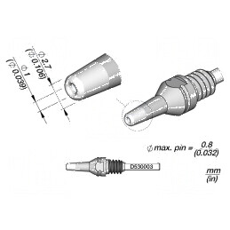 Vârf pentru ciocane de dezlipit | Electronic-mag.ro | Componente Electronice