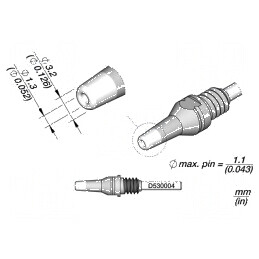 Vârf pentru ciocane de dezlipit | Electronic-mag.ro | Componente Electronice