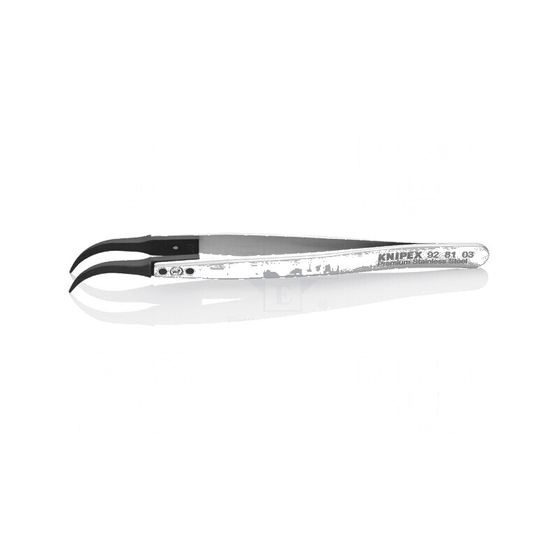 Pensetă ESD cu vârf ascuțit, lungime 130mm | Electronic-mag.ro | Componente Electronice