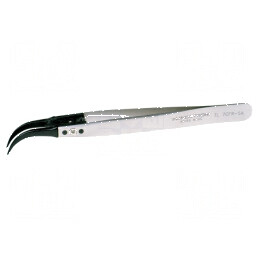 Pensetă cu vârf curbat, 130mm | Electronic-mag.ro | Componente Electronice