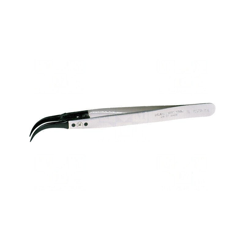 Pensetă cu vârf curbat, 130mm | Electronic-mag.ro | Componente Electronice