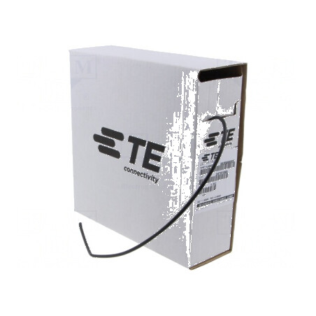 Manşon termocontractabil poliolefină neagră 10m | Electronic-mag.ro | Componente Electronice