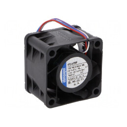 Ventilator axial 12VDC 40x40x28mm 37,6m3/h 54dBA | Electronic-mag.ro | Componente Electronice