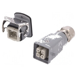 Conector HDC tată mamă set complet 4 PIN | Electronic-mag.ro | Componente Electronice
