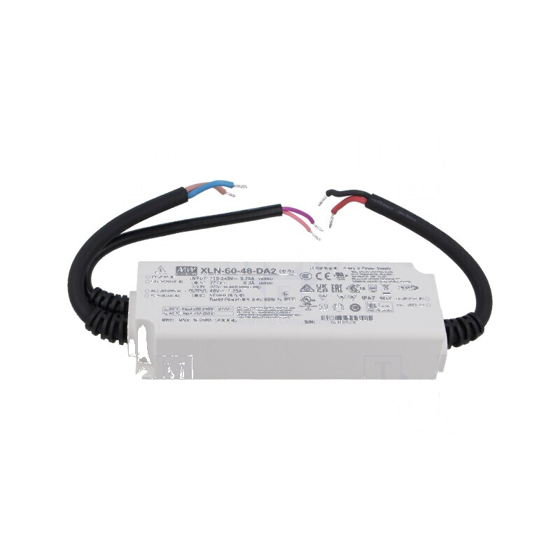 Alimentator LED 60W 48VDC 0÷1,25A IP67 | Electronic-mag.ro | Componente Electronice