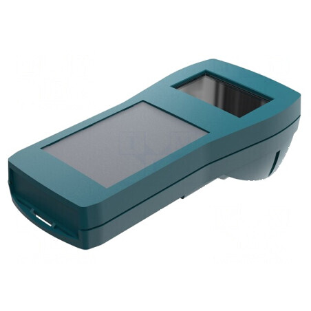 Carcasă pentru afişaj 84mm X 180mm Y 53,5mm ocean blue | Electronic-mag.ro | Componente Electronice