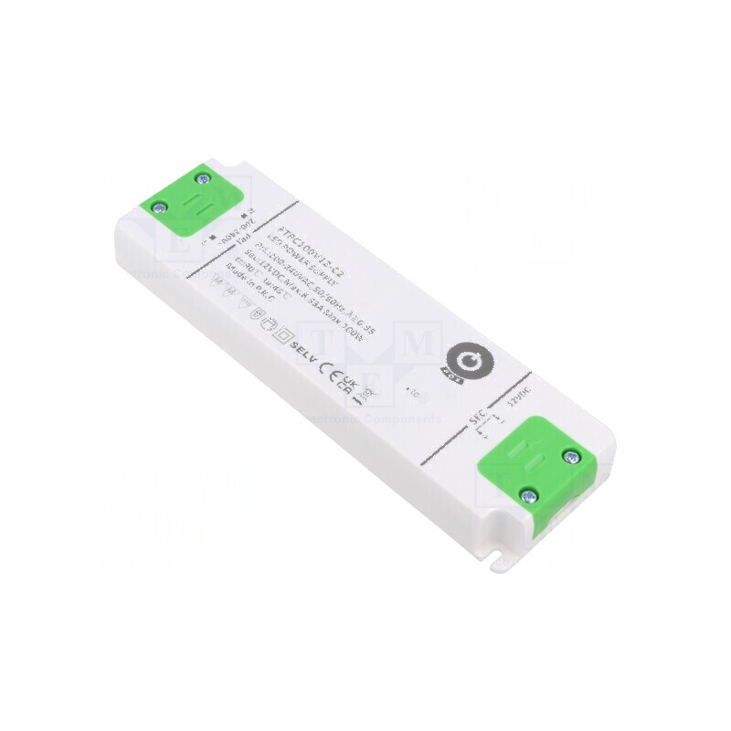 Alimentator LED 100W 12VDC 8,33A 198÷264VAC OUT: 1 | Electronic-mag.ro | Componente Electronice