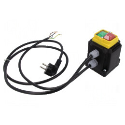 Întrerupător de protecţie la pierderea tensiunii IP55 9A | Electronic-mag.ro | Componente Electronice