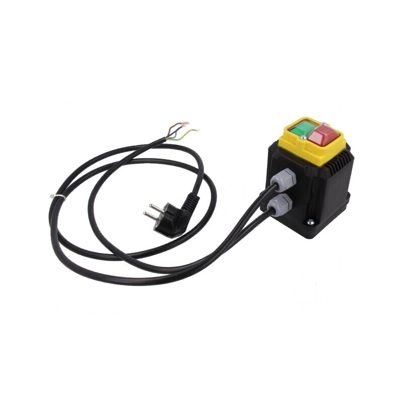 Întrerupător de protecţie la pierderea tensiunii IP55 9A | Electronic-mag.ro | Componente Electronice