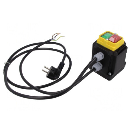Întrerupător de protecţie la pierderea tensiunii IP55 9A | Electronic-mag.ro | Componente Electronice