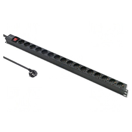 Prelungitor cu prize: protecţie la supratensiune - 16 prize | Electronic-mag.ro | Componente Electronice