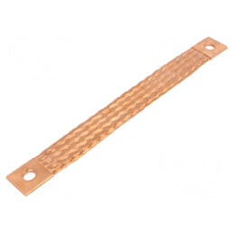 Bandă de împământare de 70mm2 Ø1: 13mm Ø2: 13mm L: 400mm | Electronic-mag.ro | Componente Electronice