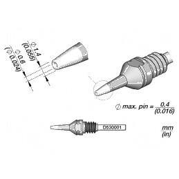 Vârf pentru ciocane de dezlipit | Electronic-mag.ro | Componente Electronice