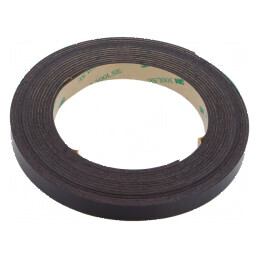 Bandă magnetică flexibilă de 12mm x 5m | Electronic-mag.ro | Componente Electronice